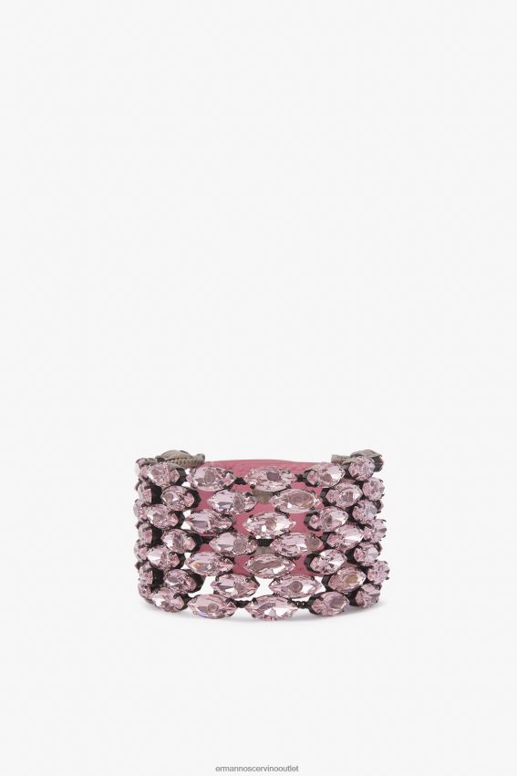 Accessory NZ Ermanno Scervino Women Crystal-Adorned Cuff Rosa 2H2X28175