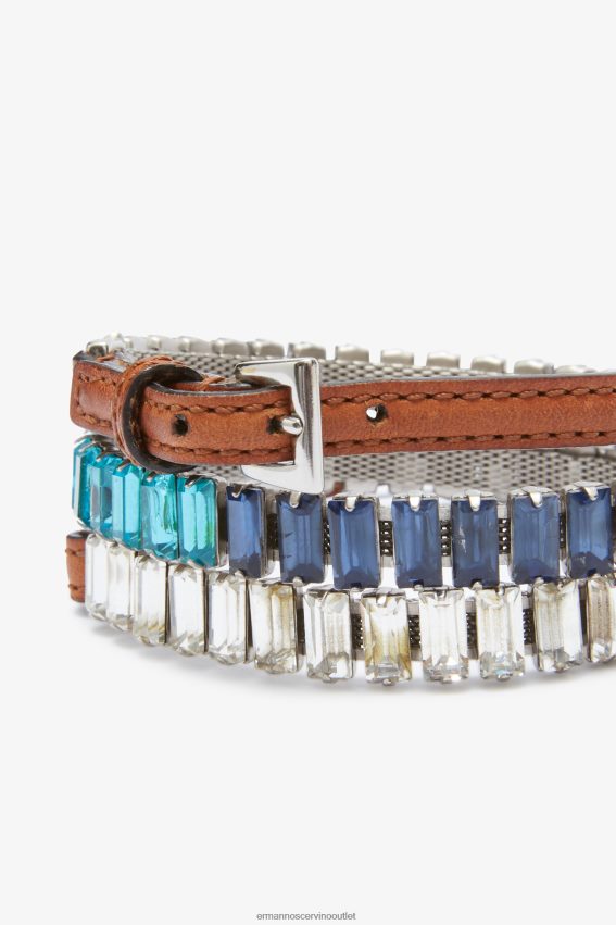 Accessory NZ Ermanno Scervino Women Multi-Row Crystal Bracelet Blue 2H2X28189