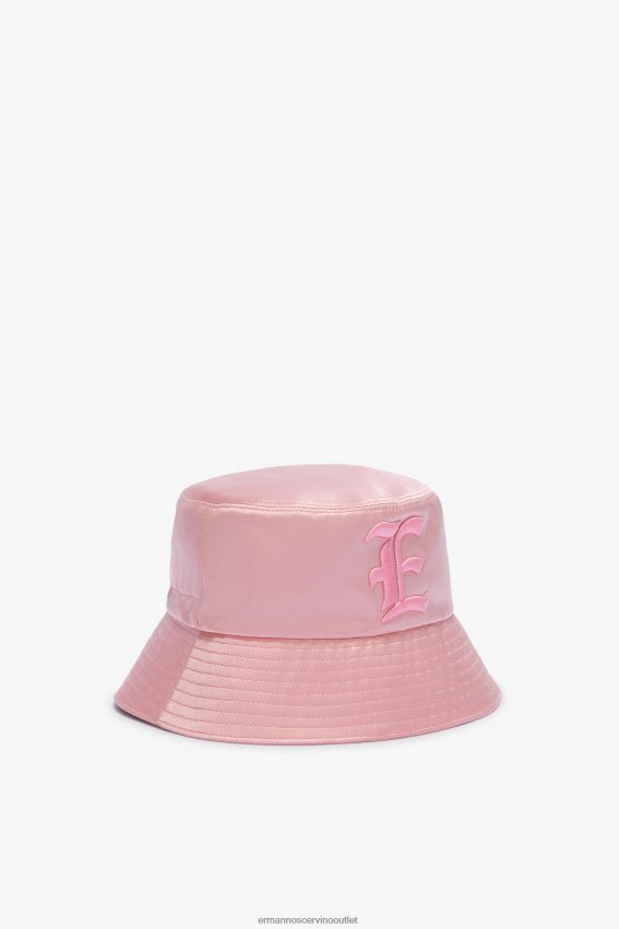 Accessory NZ Ermanno Scervino Women Satin Bucket Hat Pink 2H2X28201