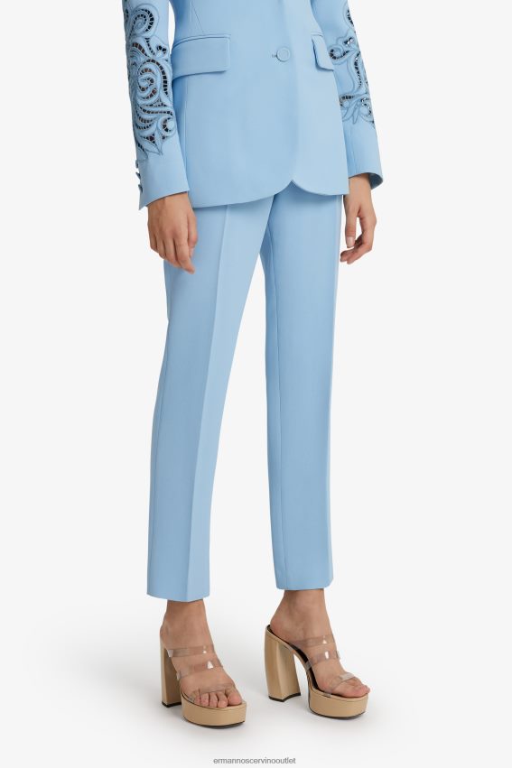 Apparel NZ Ermanno Scervino Women Cady Trousers Light Blue 2H2X28118