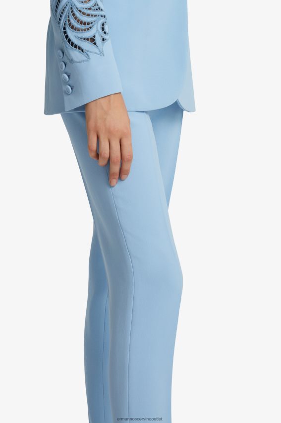 Apparel NZ Ermanno Scervino Women Cady Trousers Light Blue 2H2X28118