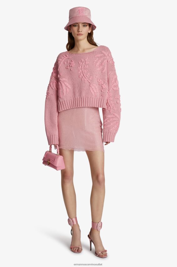 Apparel NZ Ermanno Scervino Women Crystal-Detailed Miniskirt Pink 2H2X28124