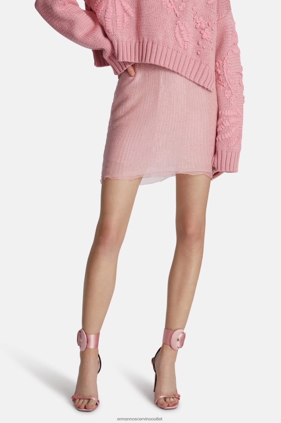 Apparel NZ Ermanno Scervino Women Crystal-Detailed Miniskirt Pink 2H2X28124