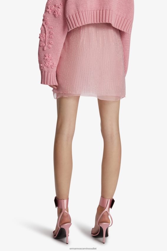 Apparel NZ Ermanno Scervino Women Crystal-Detailed Miniskirt Pink 2H2X28124