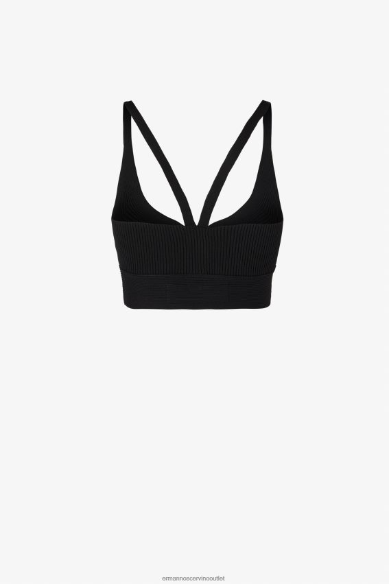 Apparel NZ Ermanno Scervino Women Knit Crop Top Black 2H2X2871