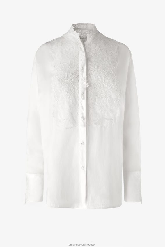 Apparel NZ Ermanno Scervino Women Muslin And Lace Shirt White 2H2X2885