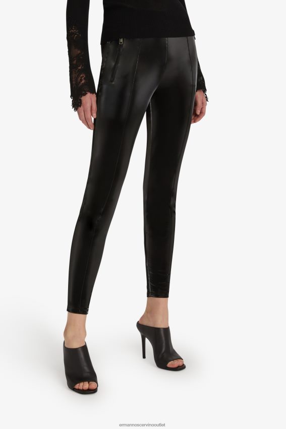 Apparel NZ Ermanno Scervino Women Patent Leather-Look Leggings Black 2H2X28120