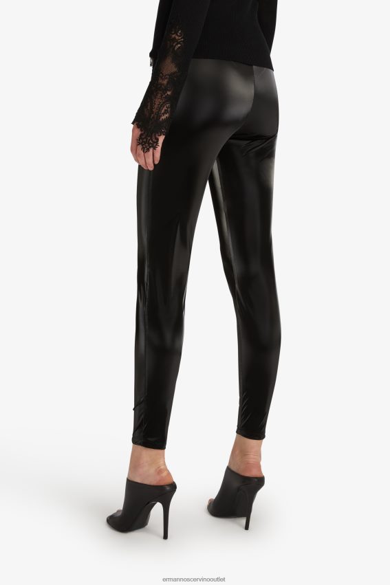 Apparel NZ Ermanno Scervino Women Patent Leather-Look Leggings Black 2H2X28120