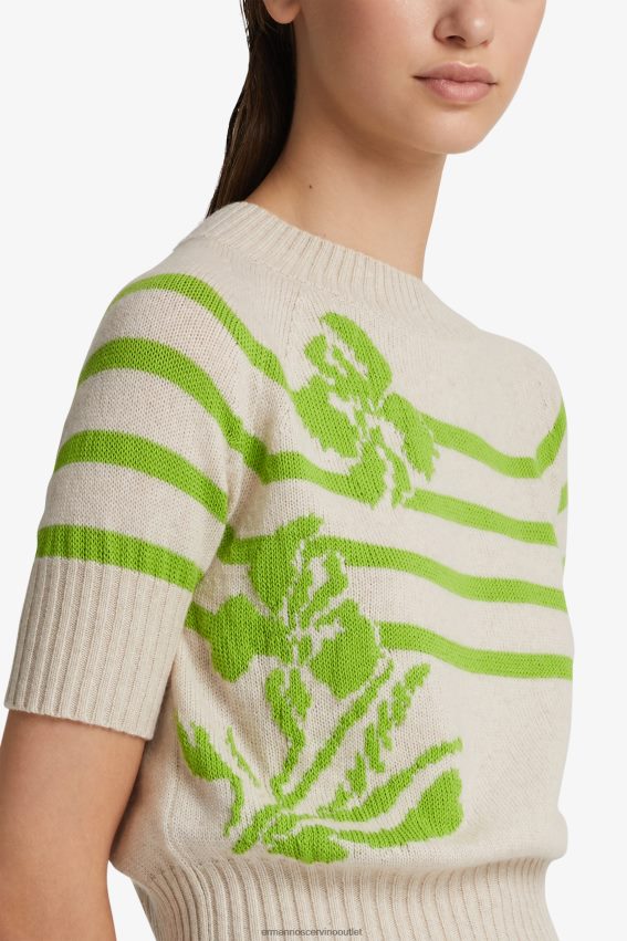 Apparel NZ Ermanno Scervino Women Recycled Yarn T-Shirt Green 2H2X2860