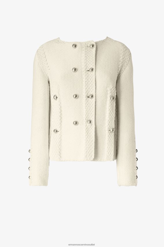 Apparel NZ Ermanno Scervino Women Short Double-Breasted Jacket White 2H2X2861