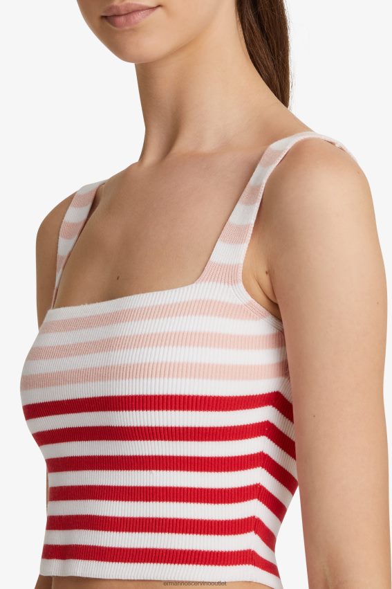 Apparel NZ Ermanno Scervino Women Short Ribbed Camisole Red 2H2X2875