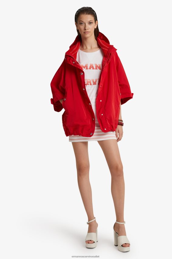 Apparel NZ Ermanno Scervino Women Taffeta Parka Red 2H2X2831