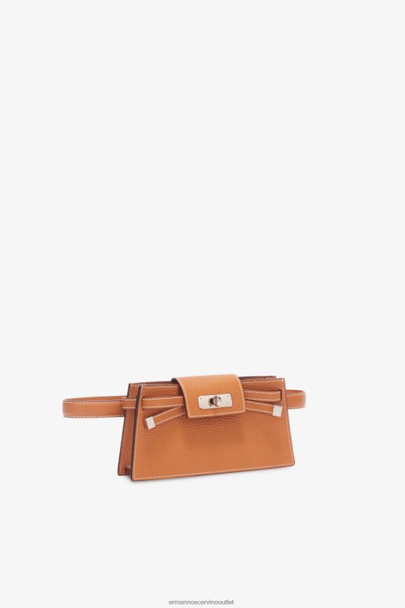 Bag NZ Ermanno Scervino Women Belt With Clutch Bag Brown 2H2X28192