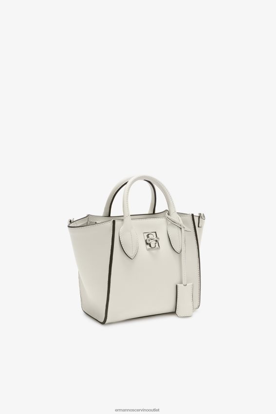 Bag NZ Ermanno Scervino Women Leather Mini Maggie Bag White 2H2X28160