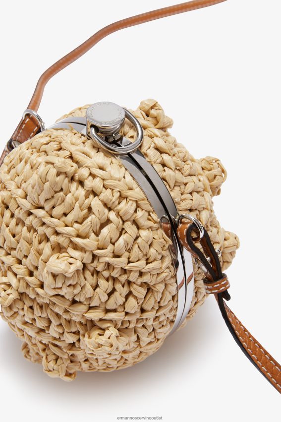 Bag NZ Ermanno Scervino Women Raffia Boom Boom Bag Beige 2H2X28143